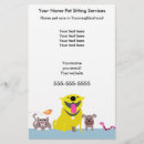 Search for pet sitter flyers Animal care