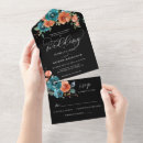 Search for dark teal wedding invitations Budget