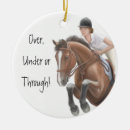 Search for jumping horse christmas tree decorations Equestrian