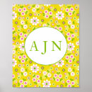 Search for yellow flower posters White