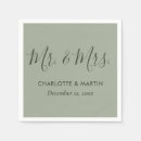 Search for sage green wedding napkins Simple