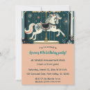 Search for amusement park party invitations Celebration