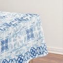 Search for blue and white tablecloths Mediterranean