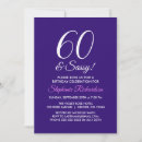 Search for sassy 60th birthday invitations For her