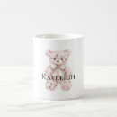 Search for pink teddy bear mugs Girly