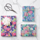 Search for shells wrapping paper Crab