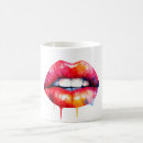 Search for red lips coffee mugs Fashion