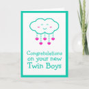 Search for twin boys congratulations cards Congrats