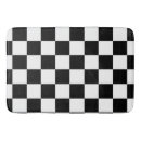 Search for black and white checkered bath mats Patterns