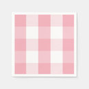 Search for pink plaid napkins Mother to be