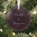 Search for eggplant christmas tree decorations Elegant