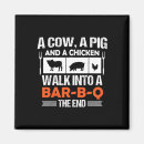 Search for cow and chicken magnets Feathers