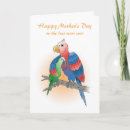 Search for parrot mothers day cards For her
