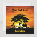 Search for african invitations Wildlife