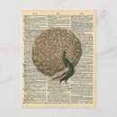 Search for peacock print postcards Green