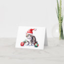 Search for tabby christmas cards Kitten