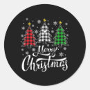 Search for red white plaid stickers Xmas