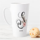Search for floral alphabet mugs Elegant