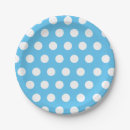 Search for blue and white polka dots plates Party