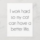 Search for i work hard postcards Funny