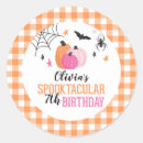 Search for orange plaid stickers Halloween