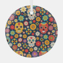 Search for mexican sugar skull christmas tree decorations Background