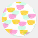 Search for yellow patterns stickers Watercolor