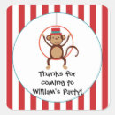 Search for circus monkeys stickers Birthday