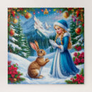 Search for snow scene puzzles Festive