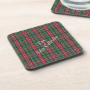 Search for tartan coasters Plaid