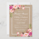 Search for kraft paper bridal shower invitations Vintage