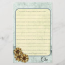Search for sunflower stationery paper Writing