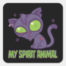 Search for cute gothic cat stickers Spooky