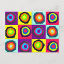 Search for funky pattern postcards Colourful
