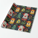 Search for christmas for dogs wrapping paper Whimsical