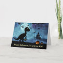 Search for dinosaur halloween cards Trick or treat
