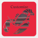 Search for red lobster stickers Shellfish
