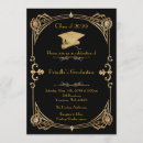 Search for gatsby graduation invitations Gold