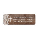Search for wood lace return address labels Modern