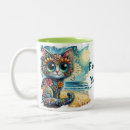 Search for whimsical cat mugs Floral