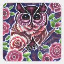 Search for owl on branch stickers Whimsical