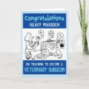 Search for vet graduation cards Animal doctor