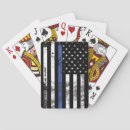 Search for thin blue line playing cards Law enforcement