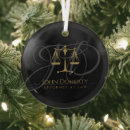 Search for law firm christmas tree decorations Scales of justice