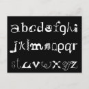 Search for alphabetic postcards School