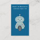 Search for robot business cards Science fiction