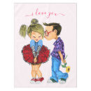 Search for valentine tablecloths Couple