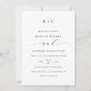 Search for romantic heart invitations Black and white