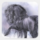 Search for friesian horse stickers Black