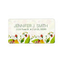 Search for abstract swirl return address labels Pink